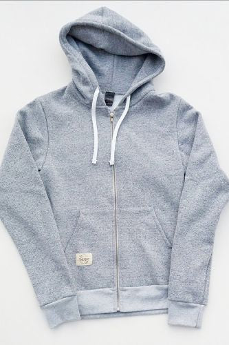 Unisex Classic Hoodie-Marled White